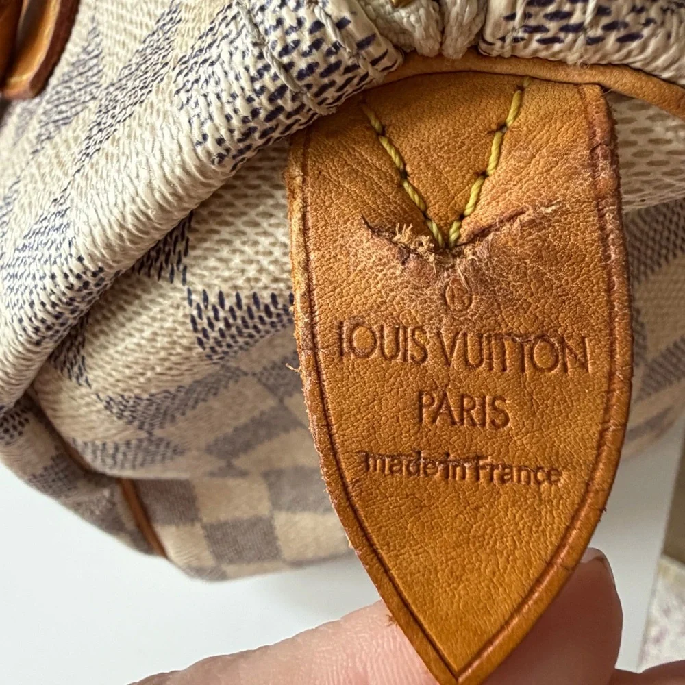 Louis Vuitton Speedy 25 Damier Azur Satchel Lock & Key - Picture 15 of 16